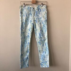 ABERCROMBIE and Fitch Floral Skinny Jeans